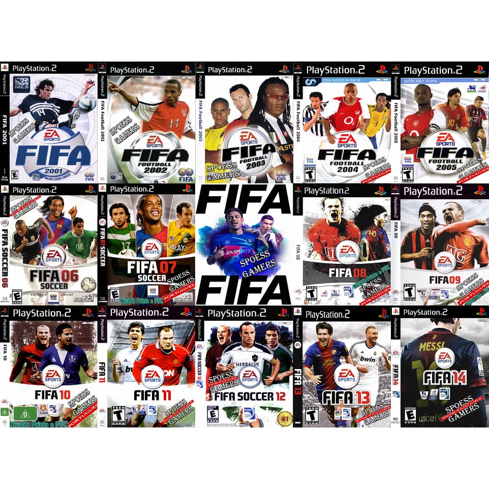 FIFA PS2 Compatível | Futebol Clássico | Jogo de Futebol PlayStation 2