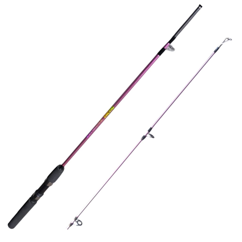 vara de pesca para molinete cor rosa 1.50 metros - 10 a 20 libras
