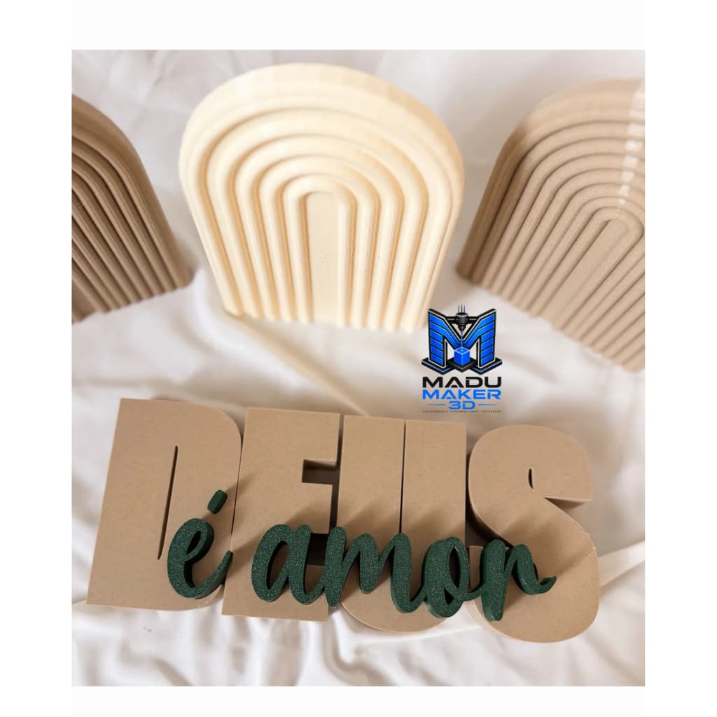 Nome Decorativo Personalizado 3D e Palavra em Relevo