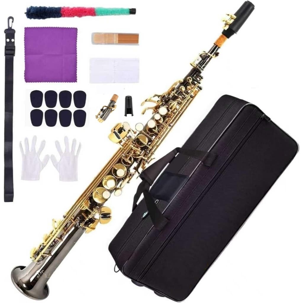 Saxofone Soprano Vedo Em Si Bemol, Com Estojo E Boquilha