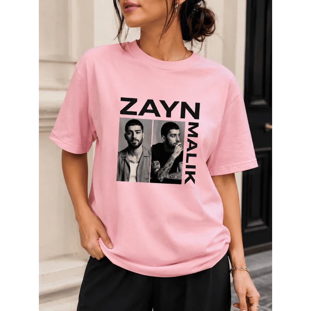 Camiseta Zayn Malik Estampa Exclusiva Estilosa Casual Unissex