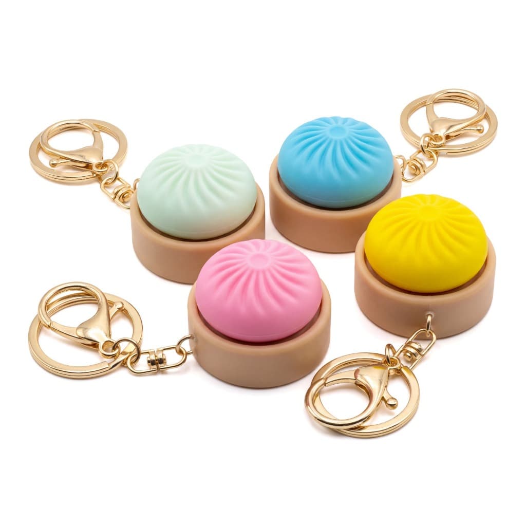 Chaveiro Sensorial Xiaolongbao Antiestresse – Criativo e Divertido
