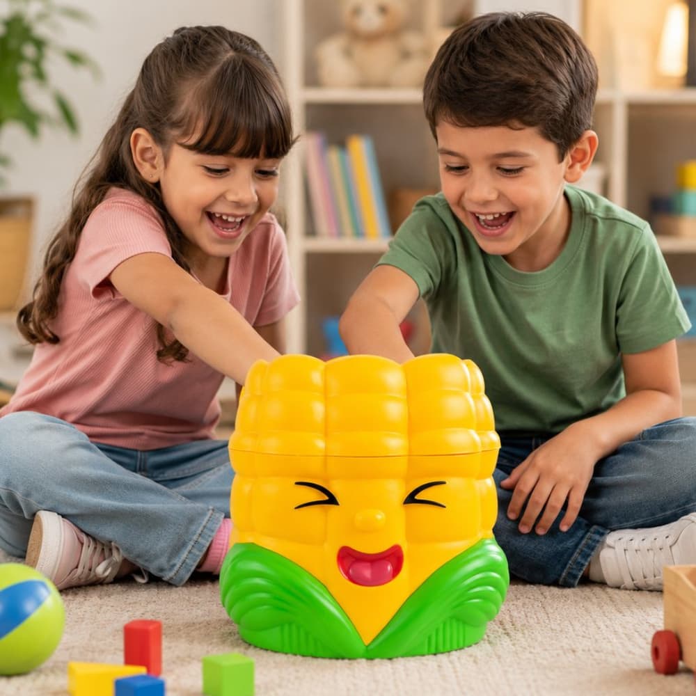 Jogo Pop Corn Game Pula Pula Pipoquinha Brinquedo Infantil Pega Pipoca Diversão Estimular Foco Coordenação Motora Crianç