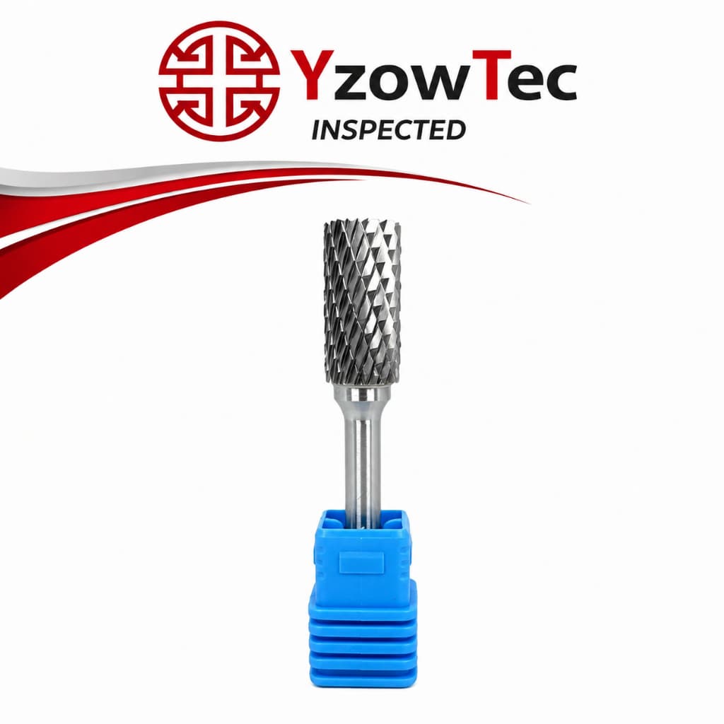 Lima Rotativa Metal Duro 10x20mm Corte Duplo Yzowtec