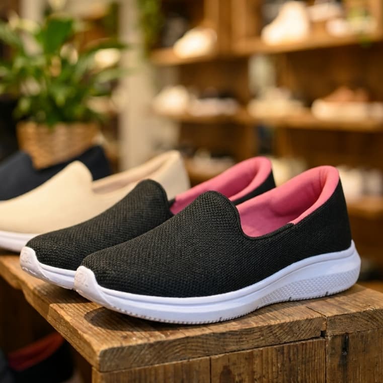 Tenis Feminino Ortopedico Casual Dia a Dia Estilo Sapatilha Elegante