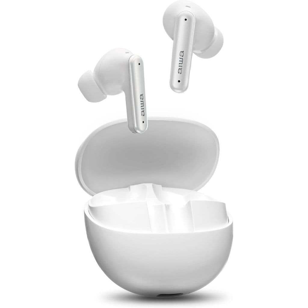 Fone de Ouvido Eardbud AIWA AWS-EB-04-W Bluetooth IPX4 ANC 26 Horas de bateria LJ