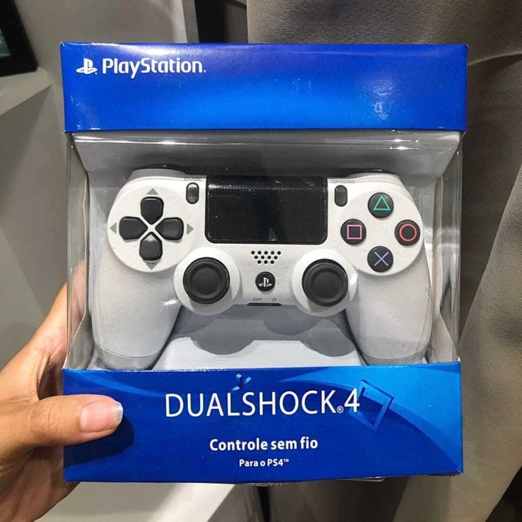 controle ps4 DualShock 4 sem fio bluetooth joystick compativel com pc celular e tv