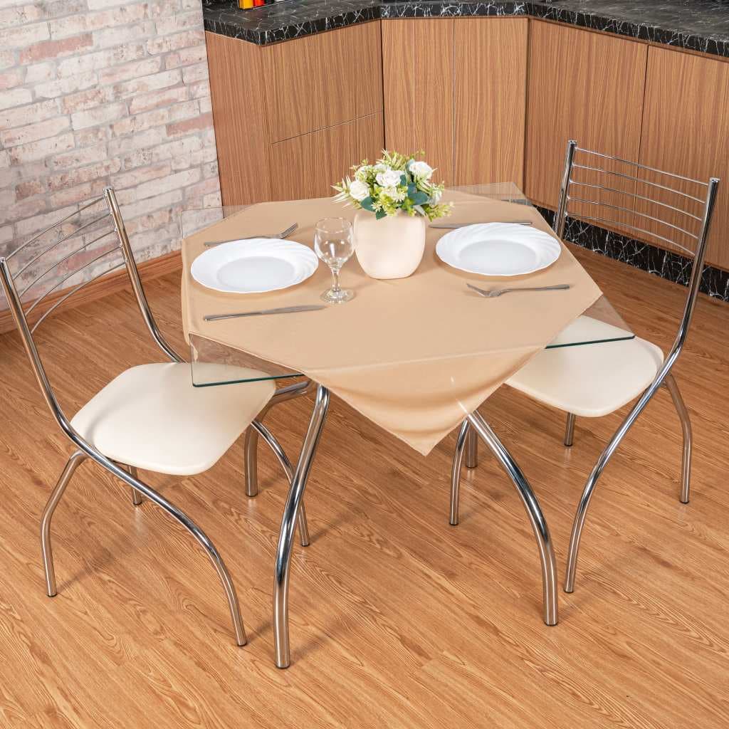 Kit 10 Toalhas de Mesa Cobre Manchas 4 lugares 0.75 x 0.75  Para Buffet Festa