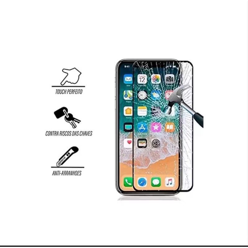Película 3D de Vidro Premium para iPhone 13/13 Pro/14/16E