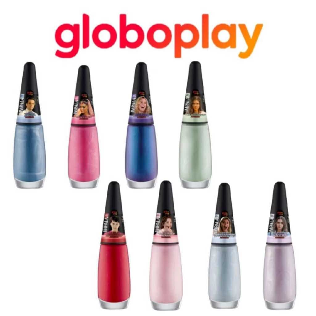 IMPALA COLEÇÃO GLOBOPLAY 8 ESMALTES