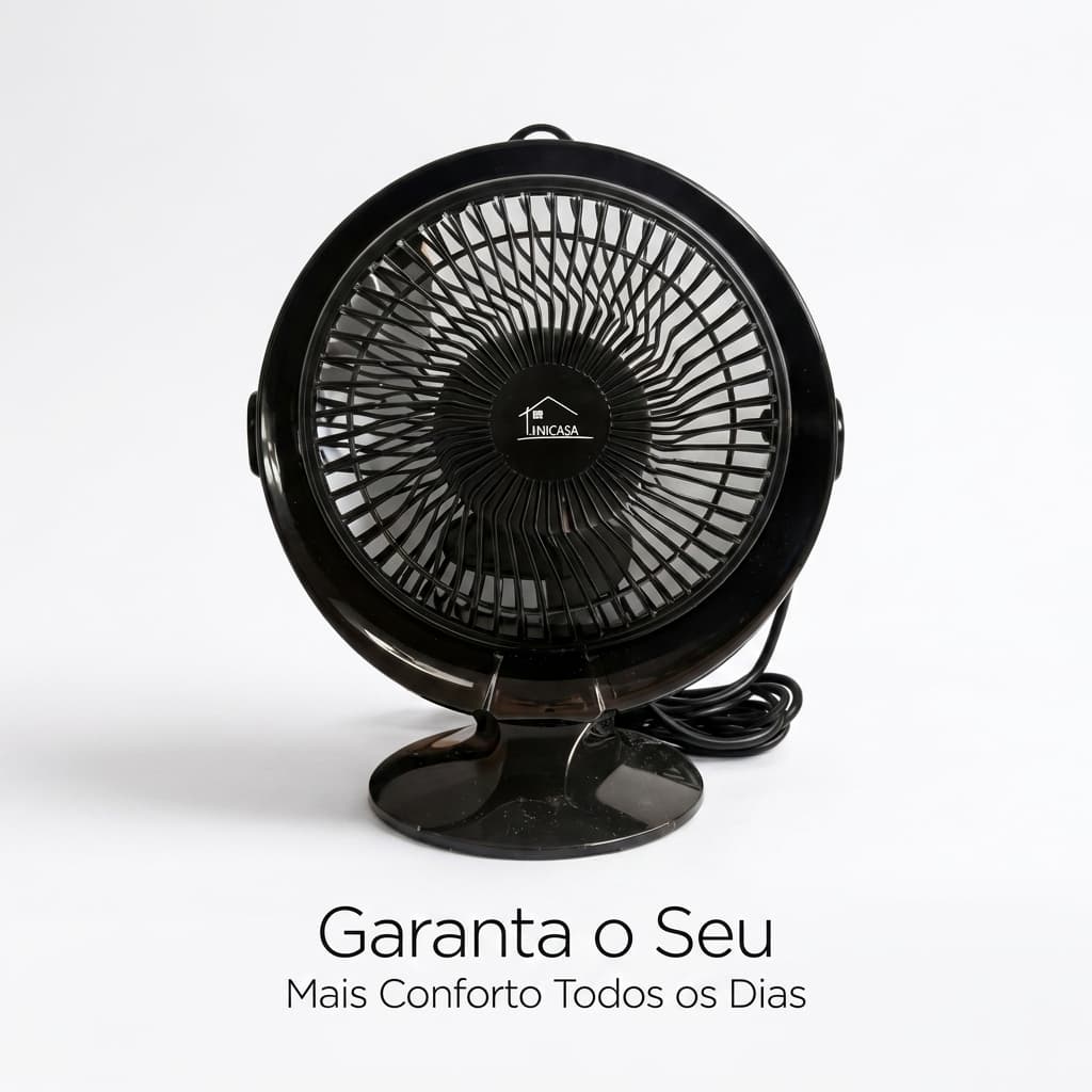 Ventilador Portátil USB Silencioso Compacto Fácil Transporte Ambiente Pequeno
