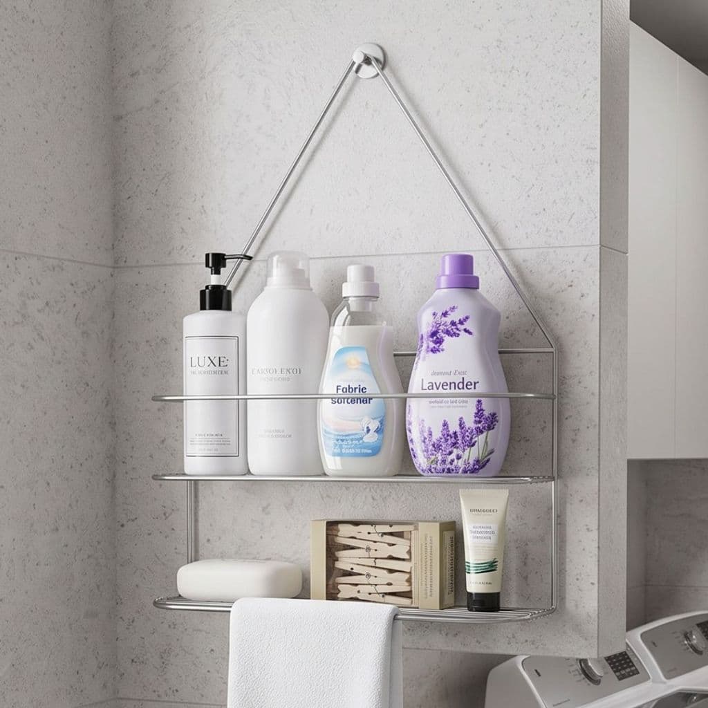 Suporte Prateleira Mutiuso Porta Shampoo Sabonete Pendurar Box Banheiro Suporte Organizador Aramado Sem Furar Parede