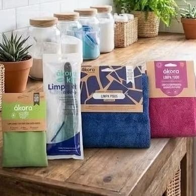 Kit ákora 4 panos Mágico espatula entre vãos  Microfibra alta absorção Produtos Original