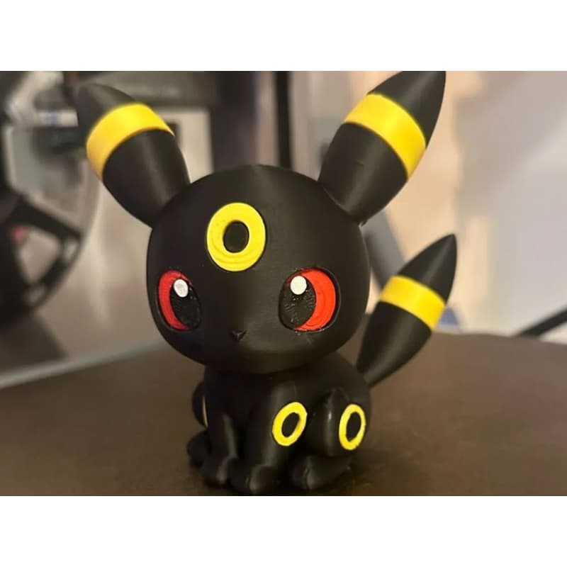 Umbreon Chibi Pokémon Estátua Colecionável Decoração Impressão 3D