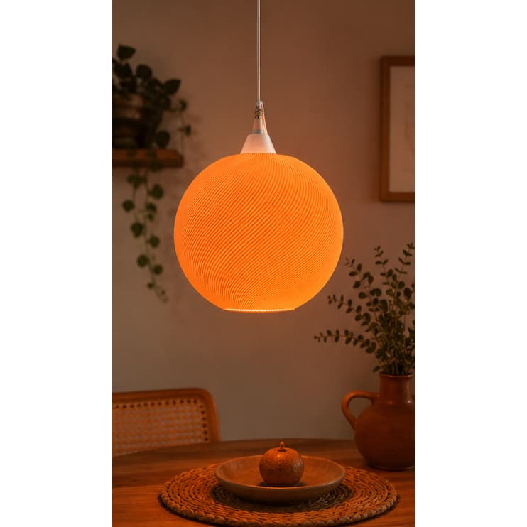 Luminária OCA pendente de teto luminária de mesa sol iluminação amarela aconchegante