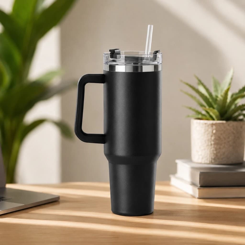Copo Termico Quencher Com Canudo 800ML