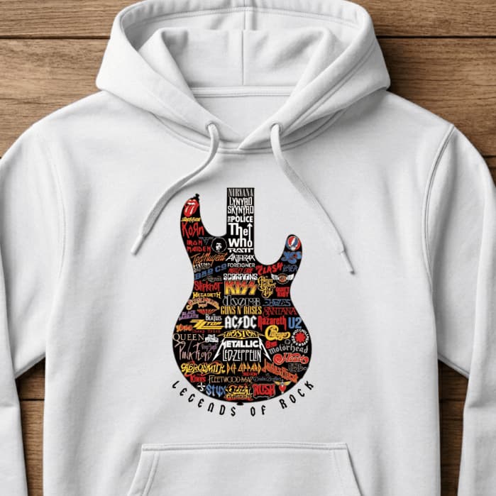 Moletom BANDAS Rock streetwear
