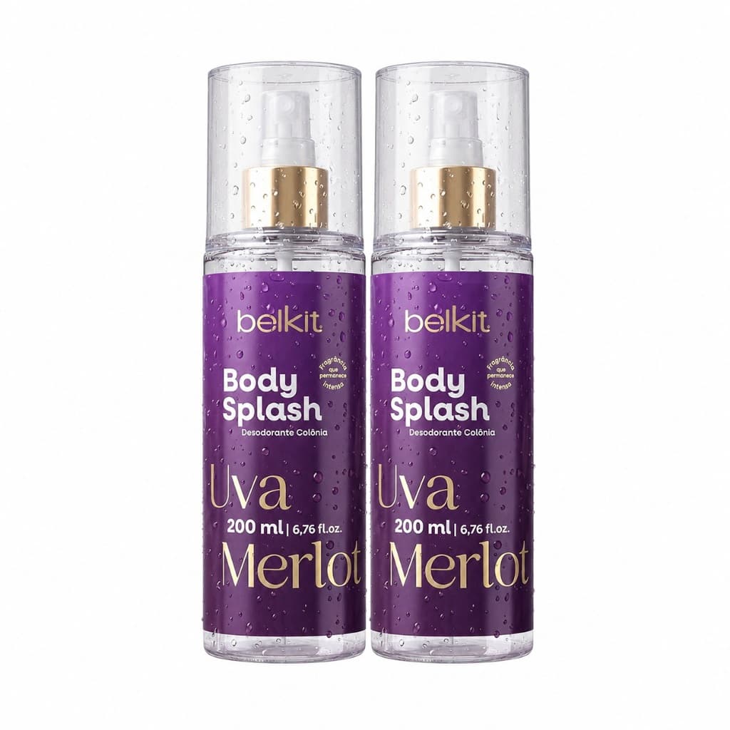 2x Body Splash Uva Merlot 200ml - Belkit