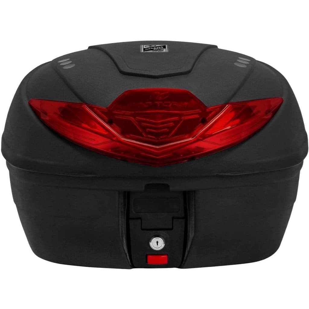 Baú Bauleto para Moto 35 Litros Pro Tork para 1 Capacete com Kit Fixação Smart Box 2