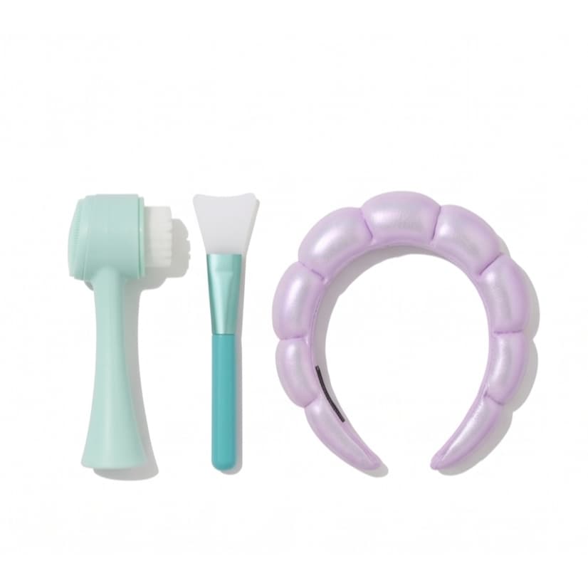 Kit Skincare Limpeza De Pele Tiara Escova Facial E EspatulaKit Skincare Limpeza De Pele Tiara Escova Facial E Espatula K