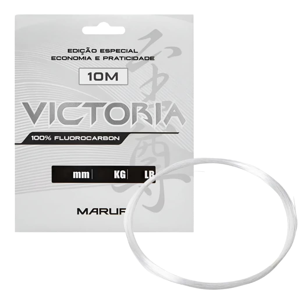 Linha Lider Fluorcarbono Victoria Maruri 10 Metros 0.30mm
