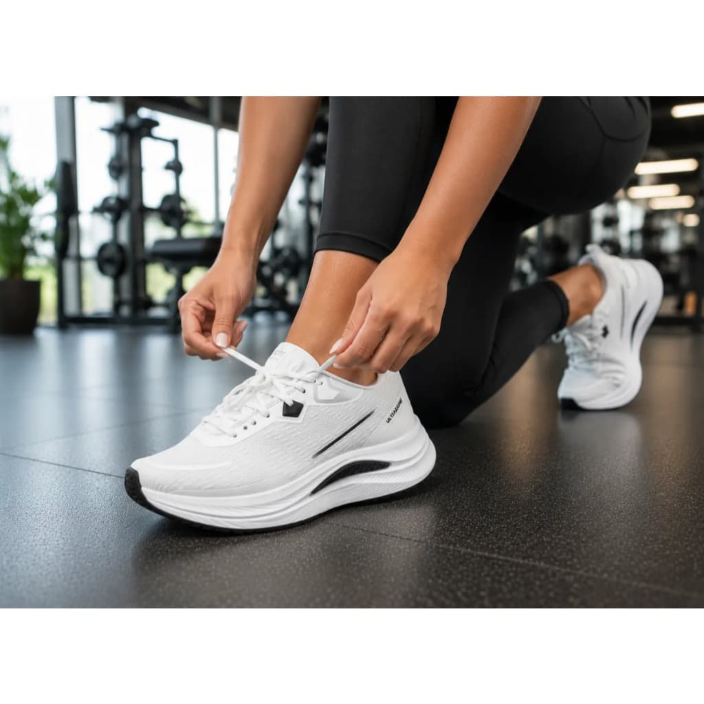 Tênis Feminino Esportivo Running Ortopédico Academia Corrida Treino