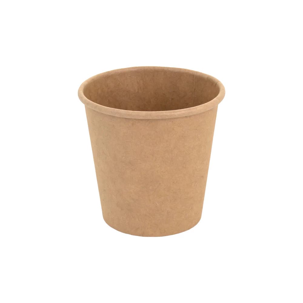 50, 100 ou 200 Copos de Papel Térmico Kraft para Café Chá Festas Bebidas Quentes e Geladas Copinho