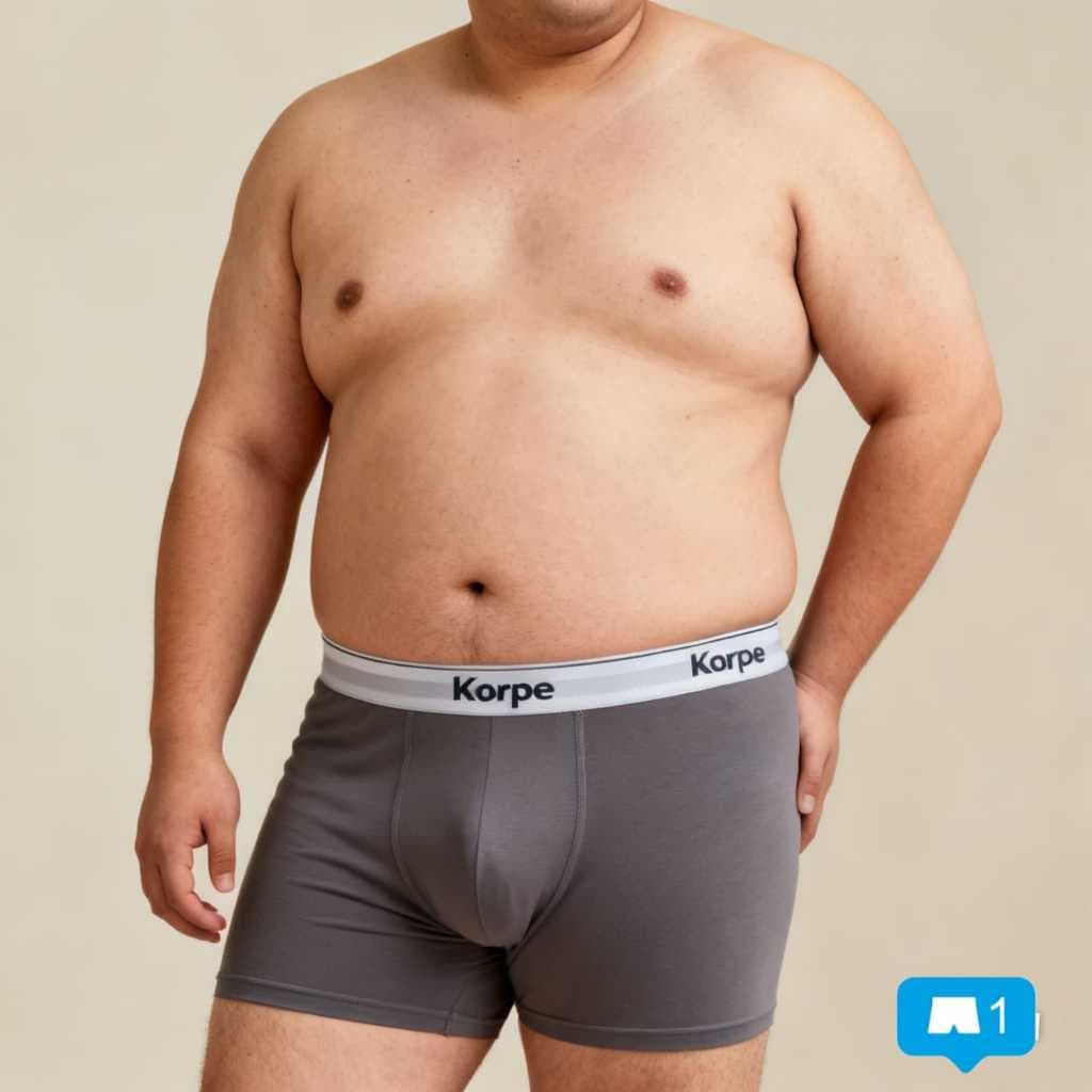Kit Com 3 Cuecas Plus Size De Algodão Adulto Extra Grande
