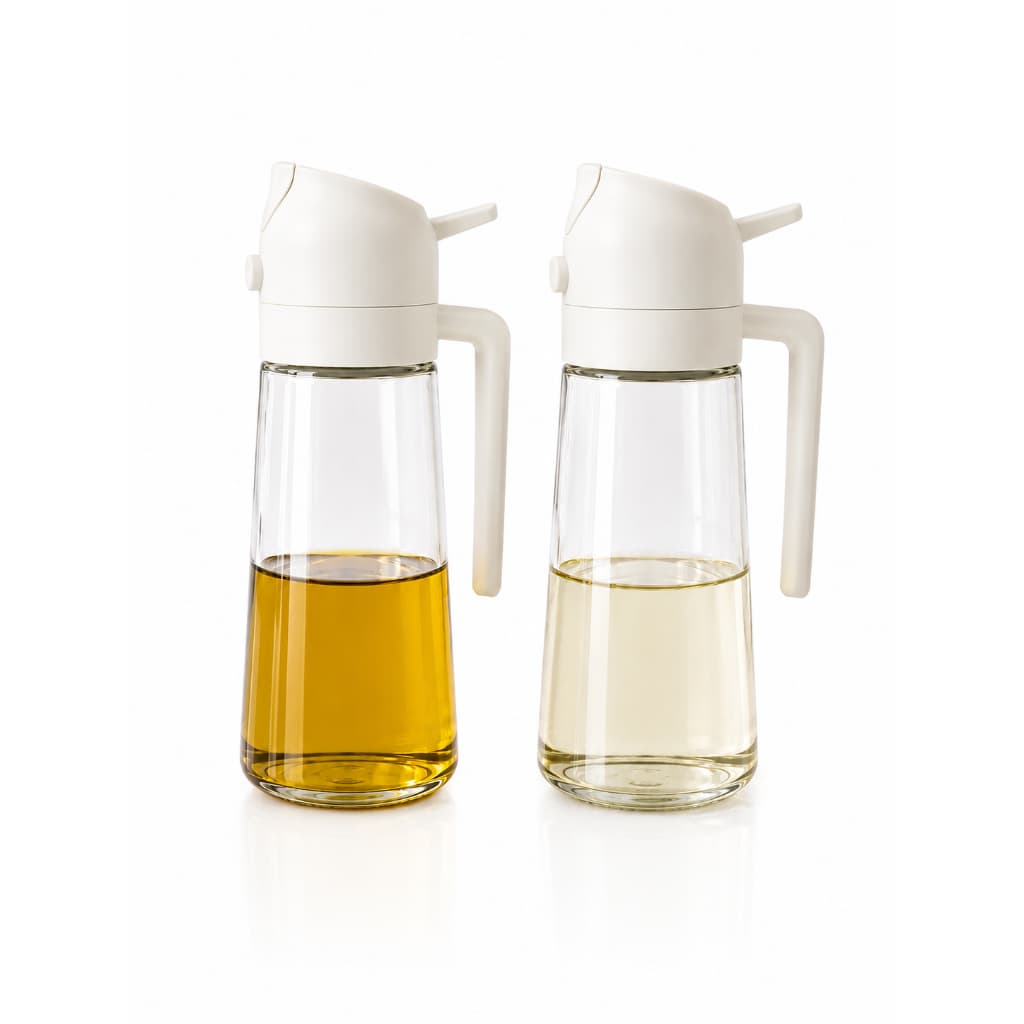 Galheteiro Garrafa Porta Azeite Óleo Vinagre Spray Dosador Vidro 500ml