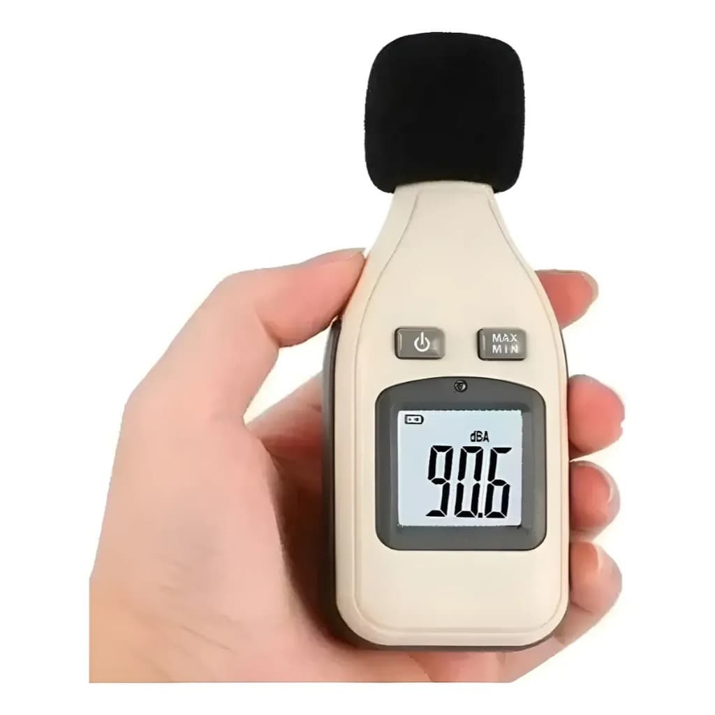 Decibelimetro Profissional Digital Mede Som E Rúido C/nf