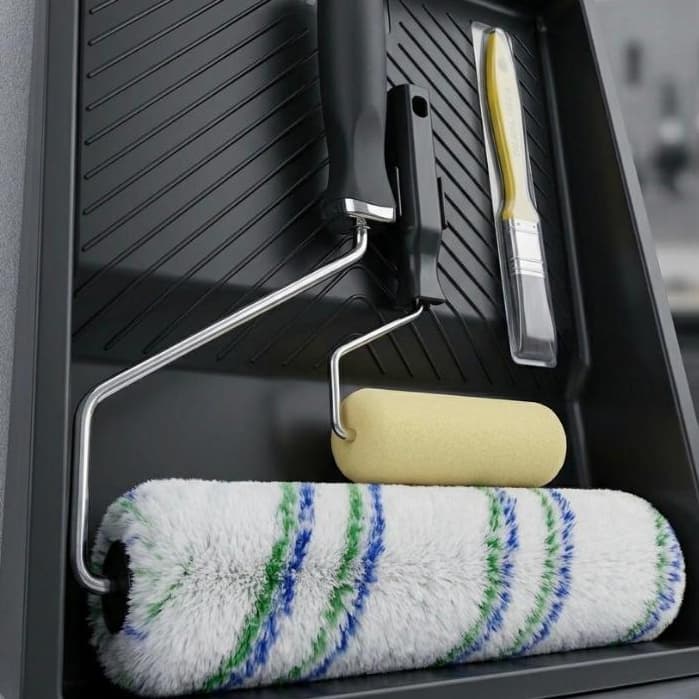 Kit de Pintura Profissional Completo 3 a 5 Peças com Rolo e Bandeja Casa Reformas