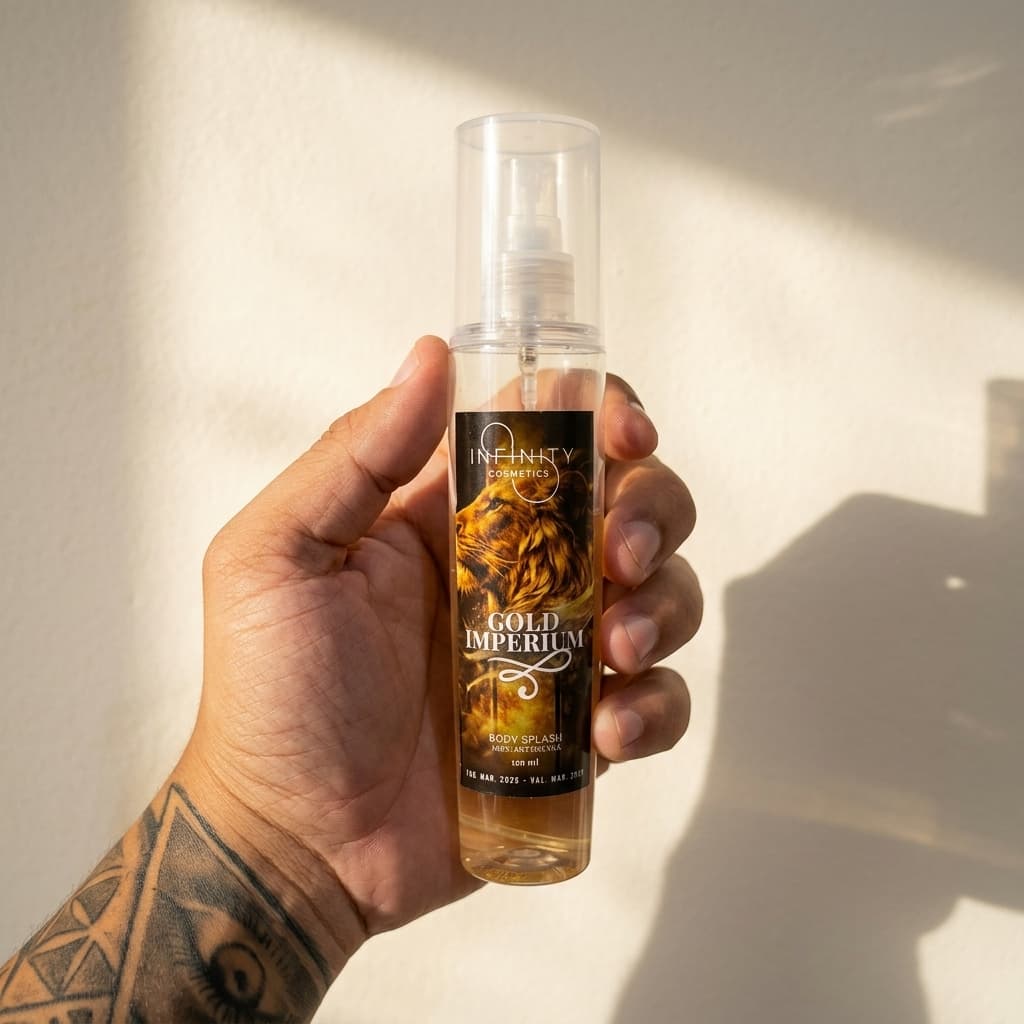 Body Splash Masculino 120ml Perfume Premium Longa Duração Inspirado Mais Vendido Gold Imperium