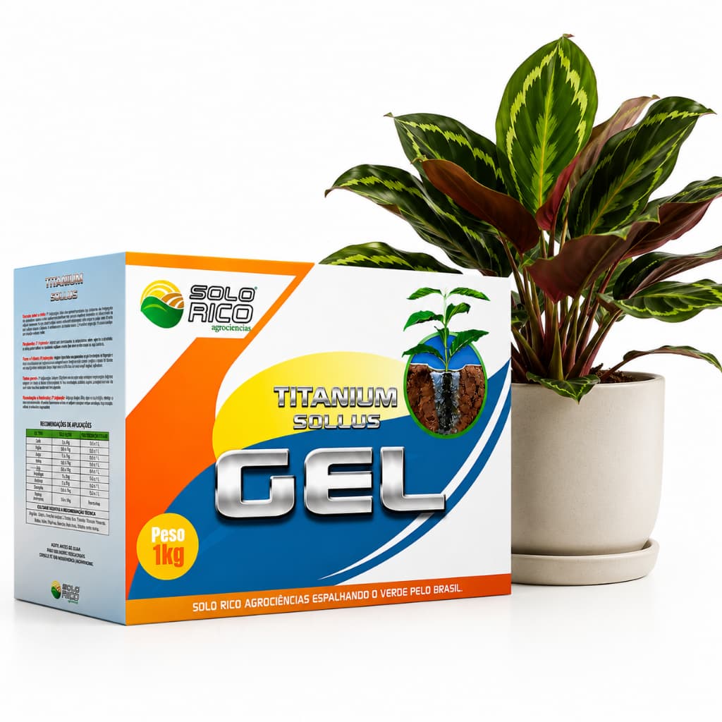 Compre aqui Hidrogel de plantas ornamentais paisagismo soluvel em agua misturar no substrato e terra atoxico solo rico