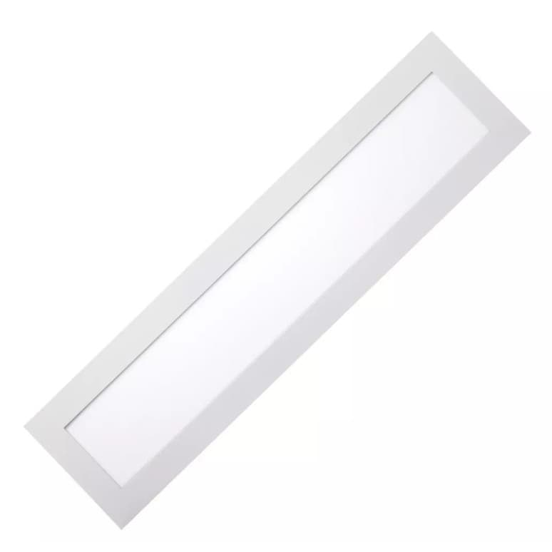 Painel Plafon Luminária LED Retangular de Embutir 15x60 24W Branco Frio Neutro Quente Bivolt