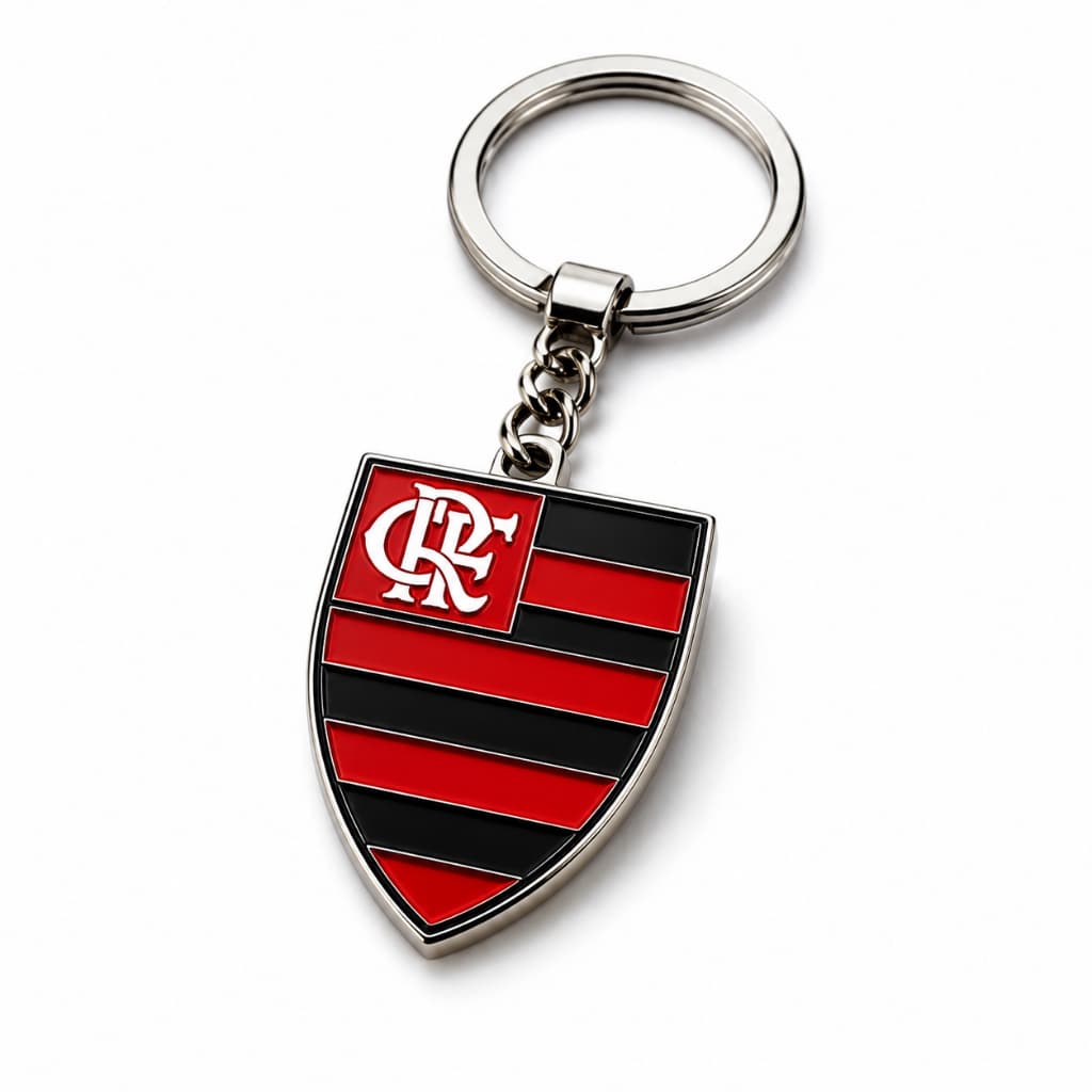 Chaveiro Flamengo em Metal Premium para Chaves