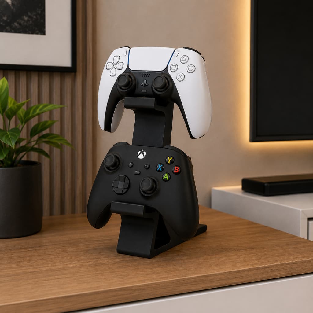 Suporte para Controles e Headset Gamer | Organizador para PS5, Xbox e PC