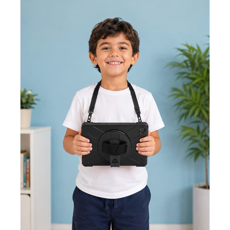 Capa Case Robusta Para Galaxy Tablet A11+ Plus com Alça