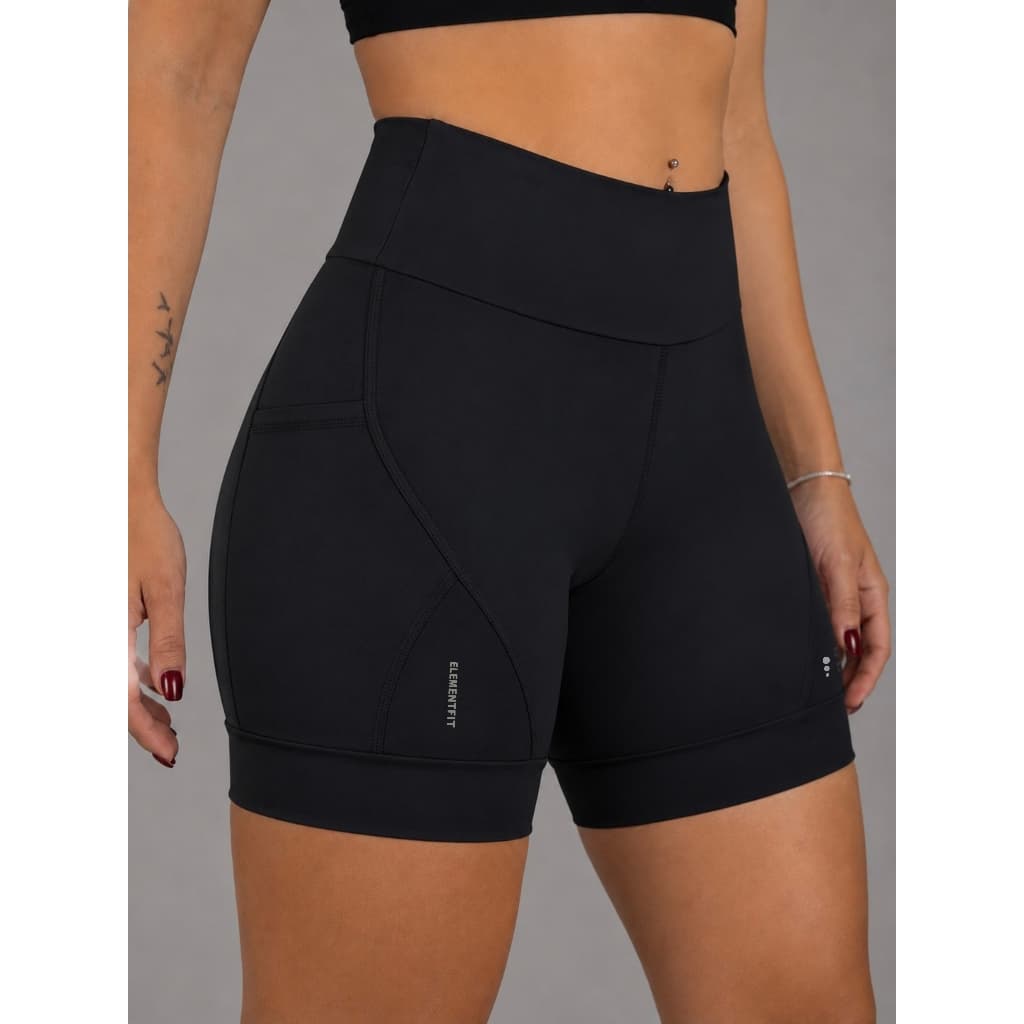 Short Com Compressão Academia Corrida  Pro Racing Com Bolsos