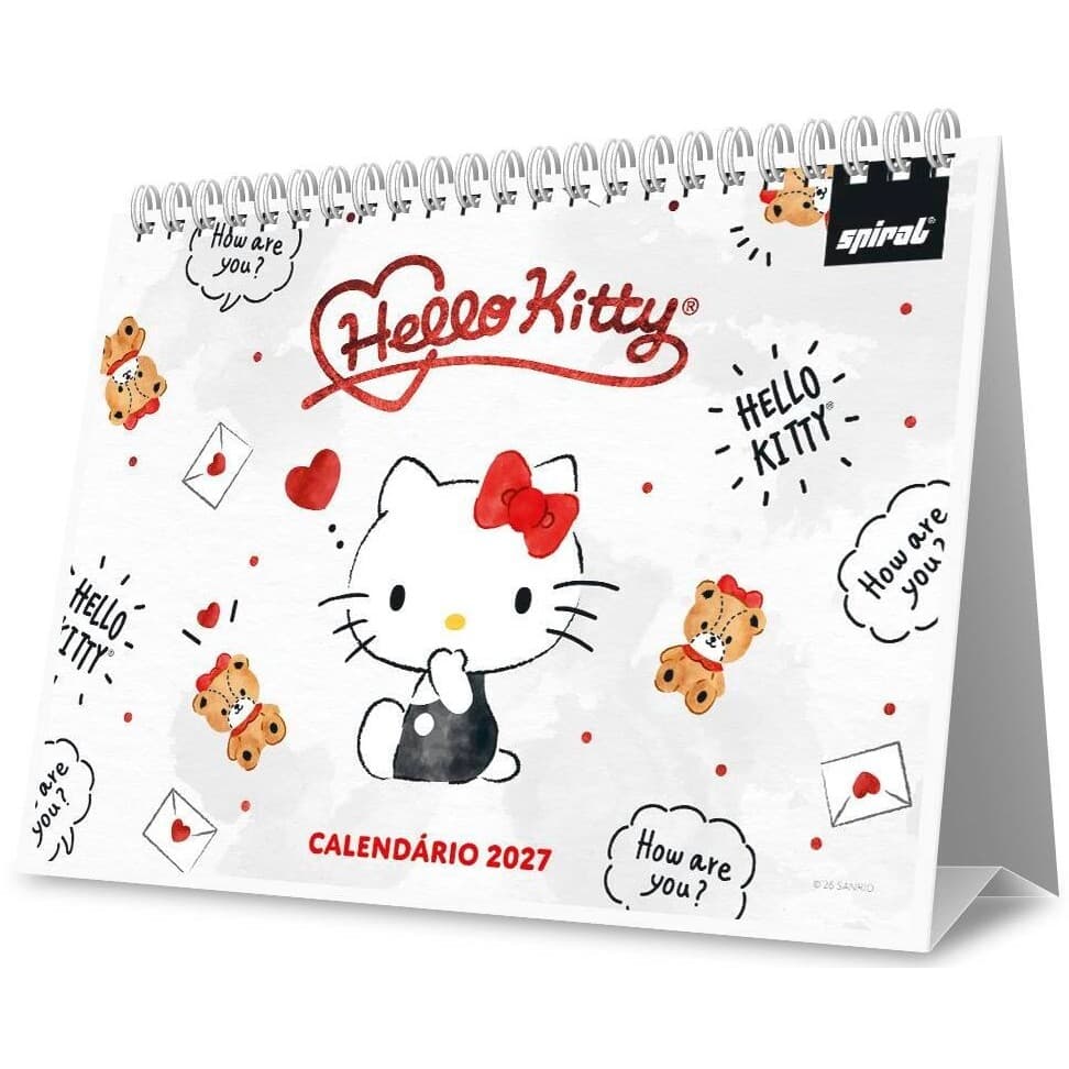 Calendário de Mesa 2027, Hello Kitty