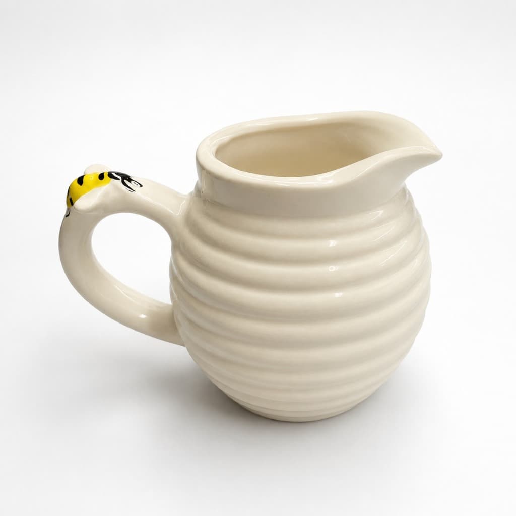 Leiteira Cremeira 210ml de Porcelana Bee Mini Jarra  Hauskraft