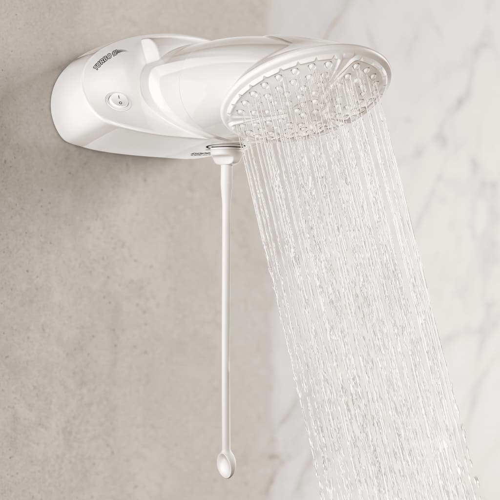 Ducha Lorenzetti 6400W 220V Top Jet Pressurizador Multi/Eletrônico Elétrico Banho Quente Banheiro