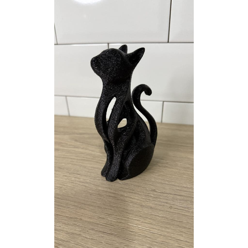 Estatueta Gatinho Felpudo