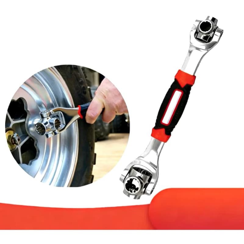 Chave Multiuso Coroa do Role 48 Em 1 chave Soquete 360º Chave Grifo Universal Chave Grifo