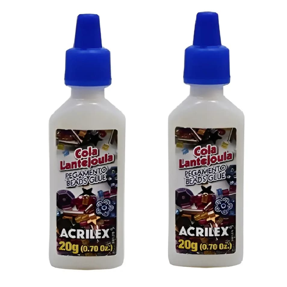 2 Cola Lantejoula Acrilex 20g