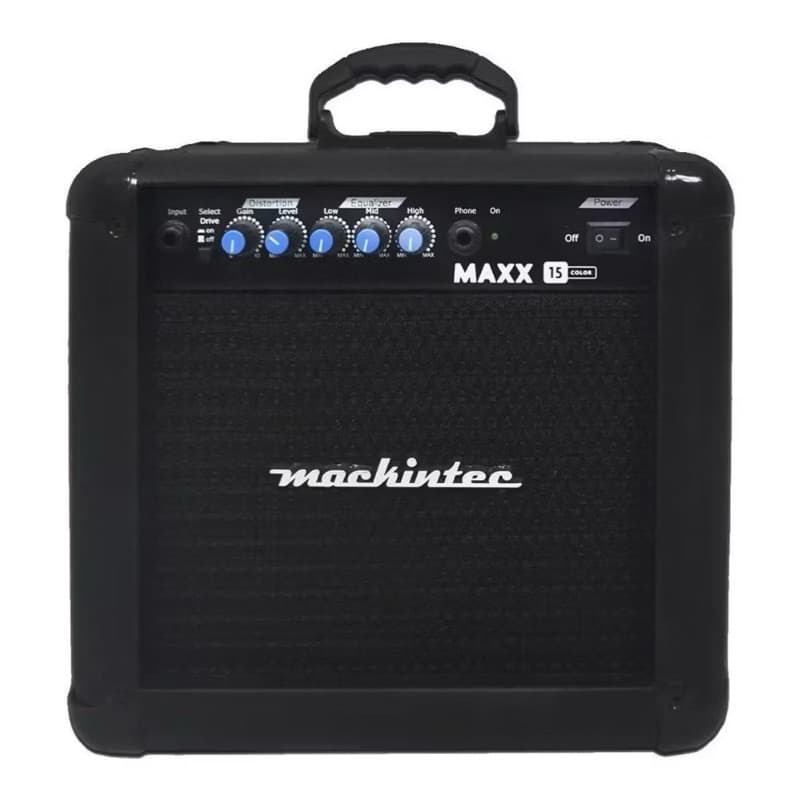 Amplificador Combo Transistor Mackintec Maxx 15W Guitarra Preto P10