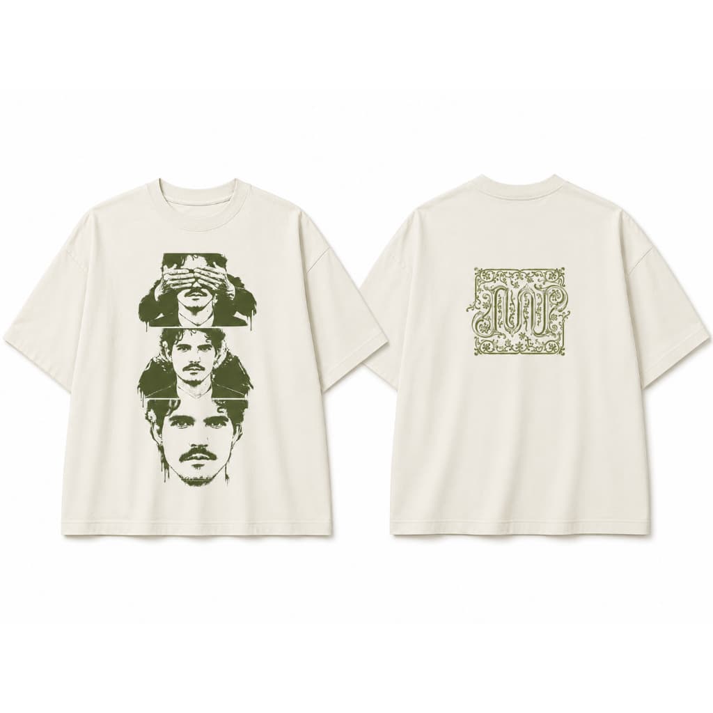 Camiseta Oversized Jão Memorias Póstumas Tendência Camisa De fã Presente