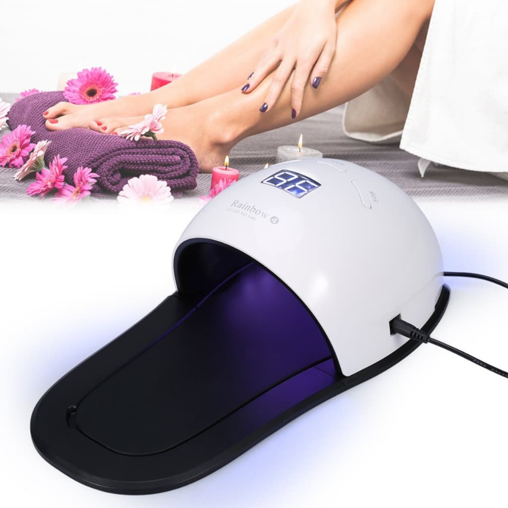 Cabine de Unhas LED/UV Para Pedicure Sun Nails 48W com Secagem Rápida Nail Designer