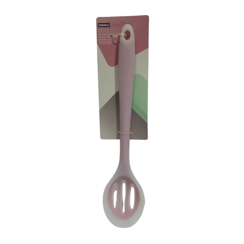 Colher de Silicone Vazada Fratelli Colore 27,5
