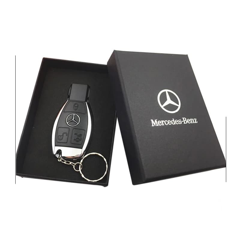 Pen Drive 32GB a 64GB Estilizado Chave do Carro Mercedes Benz USB 2.0 com Estojo