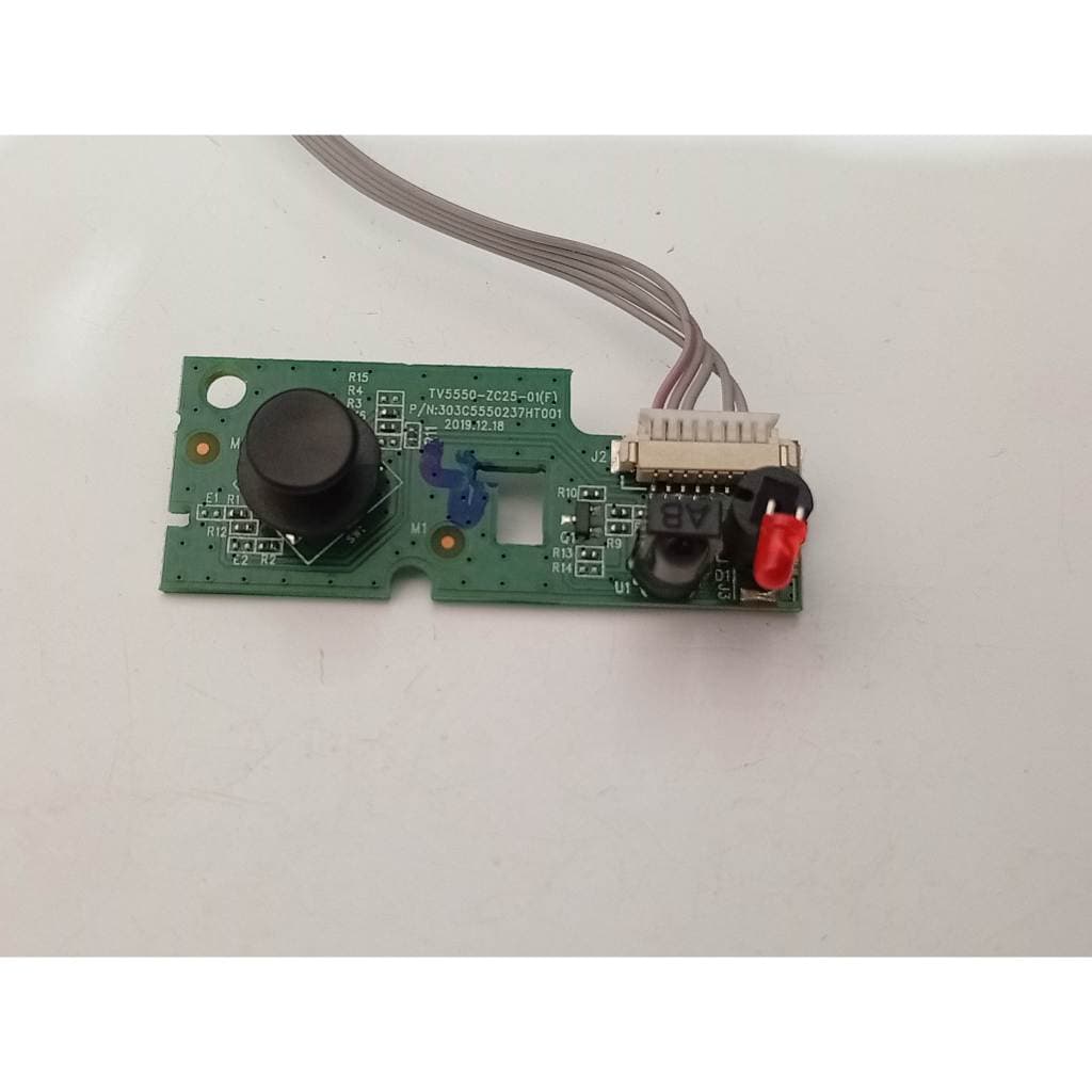 Botão Power + Sensor do Controle Tv JVC lt 43mb508